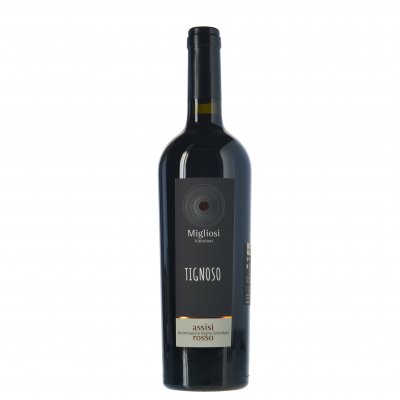 Migliosi Rosso di Assisi Tignoso - Rött Vin - Umbrien - Sangiovese - Merlot -Cabernet Sauvignon