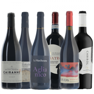 Då är rödvin grejen! - 12 flaskor - Vinpaket