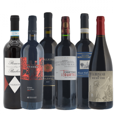 Då är rödvin grejen! - 12 flaskor - Vinpaket