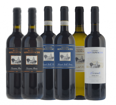 Välkommen Montepescini - Vinpaket - Toscana