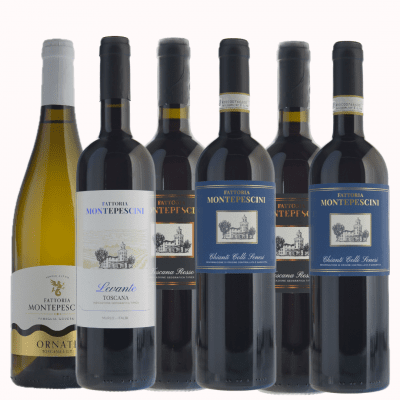 Välkommen Montepescini - Vinpaket - Toscana