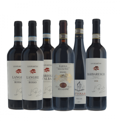 Nebbiolo - på olika sätt - Vinpaket -Piemonte - Nebbiolo